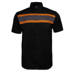 MMCC Men's Petrol Classic Mechanic Button Up Shirt - Dual Chest Pockets - Microfiber Panel - Rider Ready - MMC16006