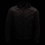 Milwaukee Leather Men's Flight 1300D Nylon Motorcycle Jacket with CE Armor and Removable Hoodie - MPM17017