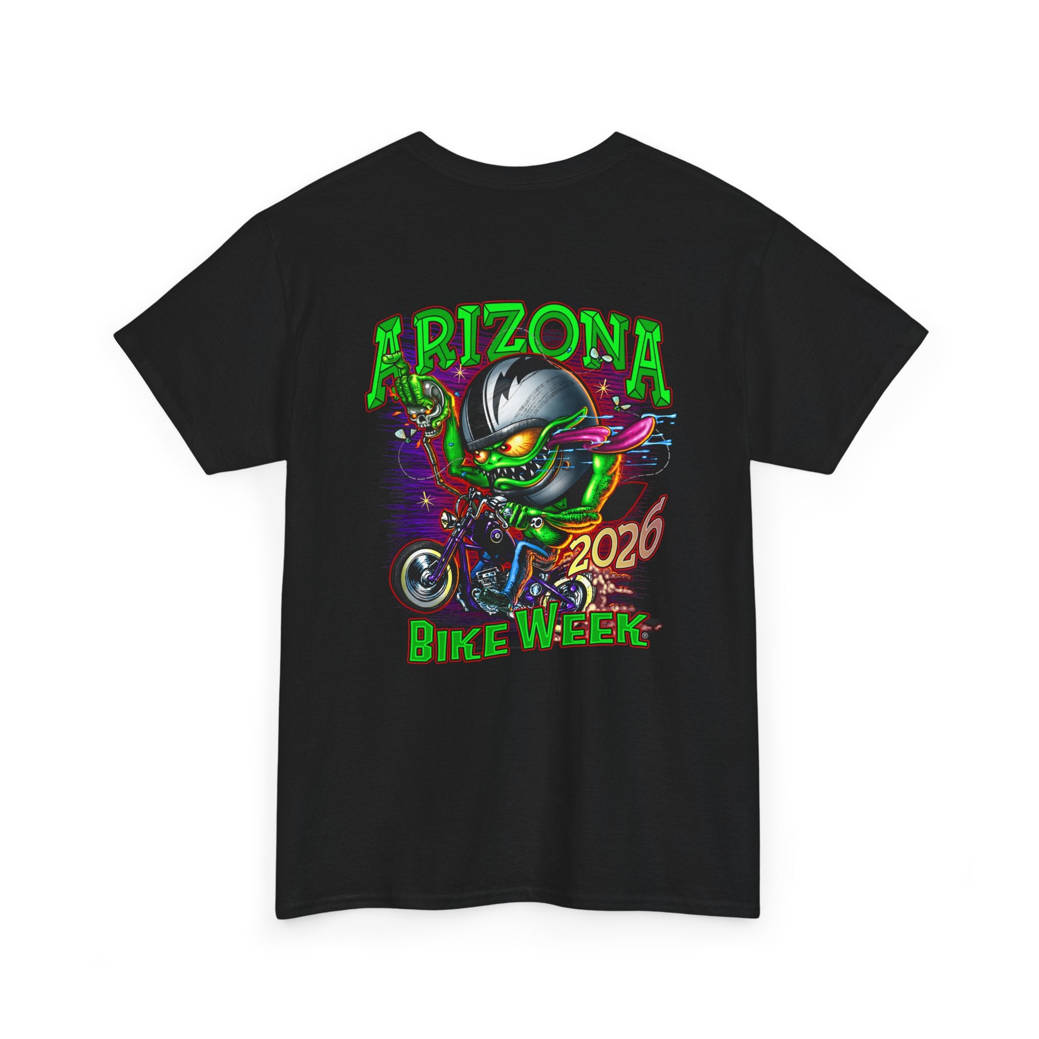 Arizona 2026 Bobber Monster Mens Black T-Shirt