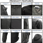 Milwaukee Leather Men's Flight 1300D Nylon Motorcycle Jacket with CE Armor and Removable Hoodie - MPM17017
