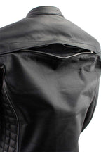 Milwaukee Leather LKL27000 Women’s  Black with Silver Multi Vented Leather Motorcycle Jacket