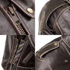 Milwaukee Leather Men's Live to Ride Classic Premium Leather CE Armored Motorcycle Jacket - Side Lace - LKM1707