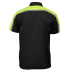 Milwaukee Motorcycle Clothing Co. Men’s Blk/Green Mechanic Work Shirt – w / Reflective Strip, Rider‑Built MDM11604