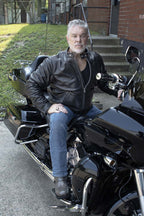Milwaukee Leather USA MADE MLJKM5006 Men's Black Rumble Premium Leather Motorcycle Jacket