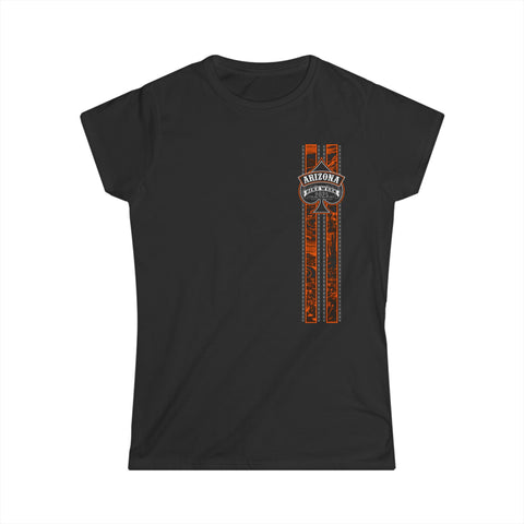 2025 Arizona Bike Week Couple Riders Ladies Black T-shirt GMX