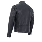 Milwaukee Leather USA MADE MLJKM5006 Men's Black Rumble Premium Leather Motorcycle Jacket