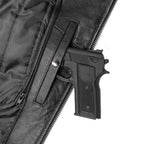 Milwaukee Leather Men's Live to Ride Classic Black Premium Leather CE Armored Motorcycle Jacket - Side Lace - LKM1706