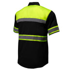 MMMCC Men’s Safeway Green/Black Mechanic Rider Ready Shirt w/ Reflective Strip MDM11613