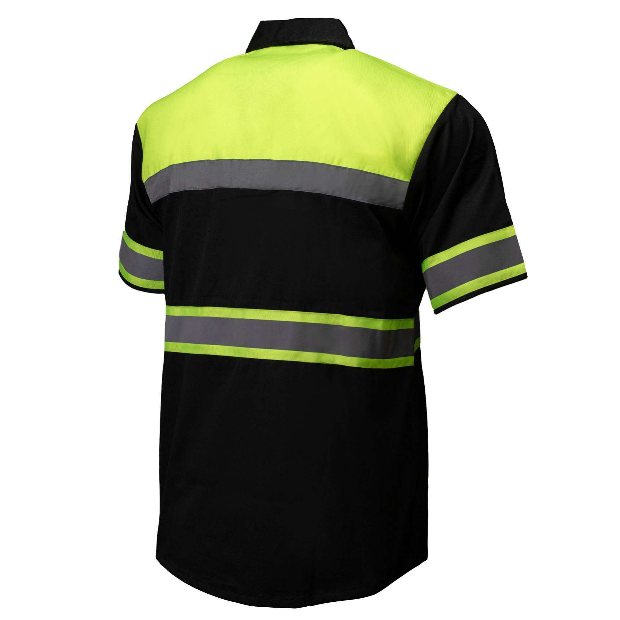 MMMCC Men’s Safeway Green/Black Mechanic Rider Ready Shirt w/ Reflective Strip MDM11613