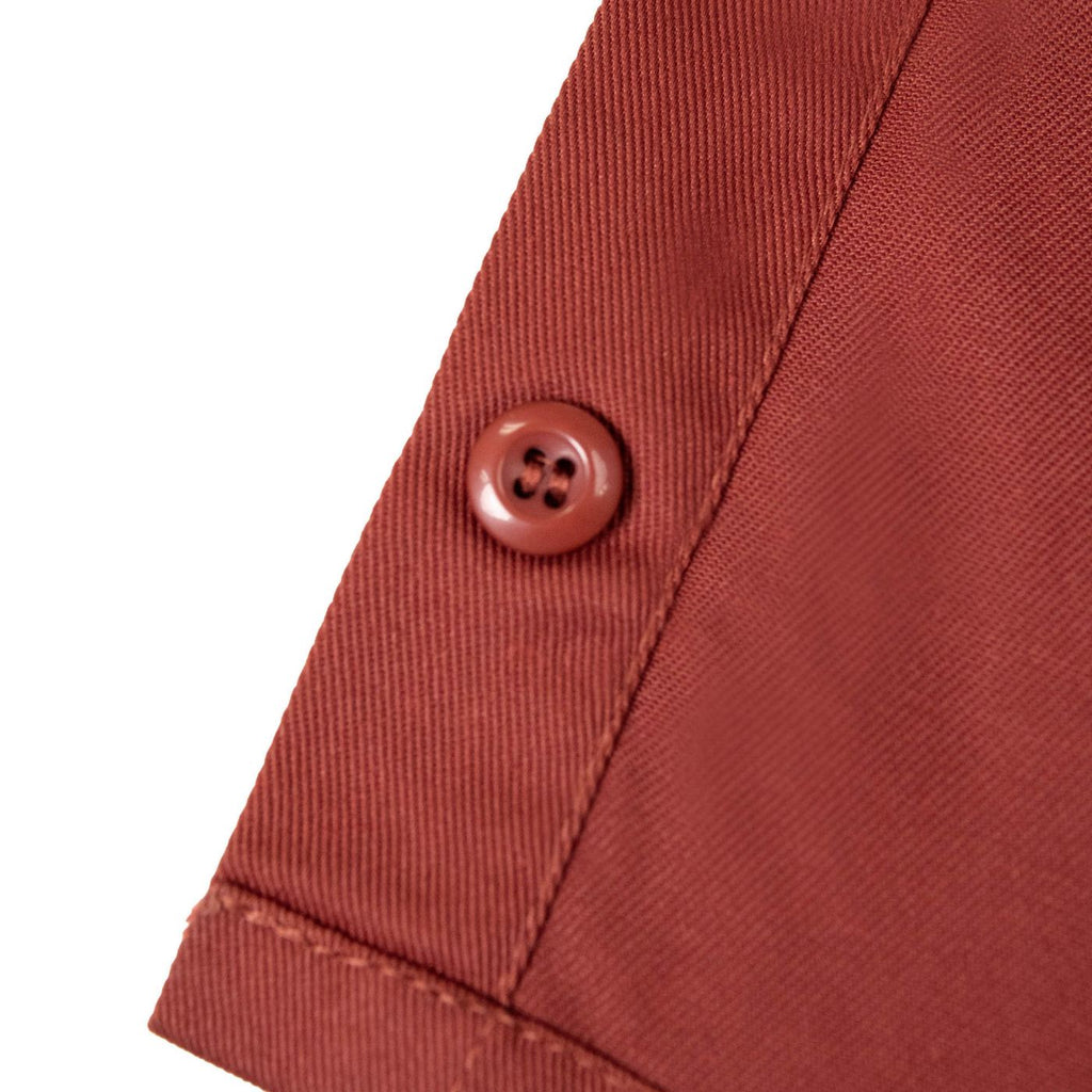 MMCC Men's Orange Super Duty Mechanic Button Up Shirt - 2 Chest Pockets - Microfiber Panel - MDM11627