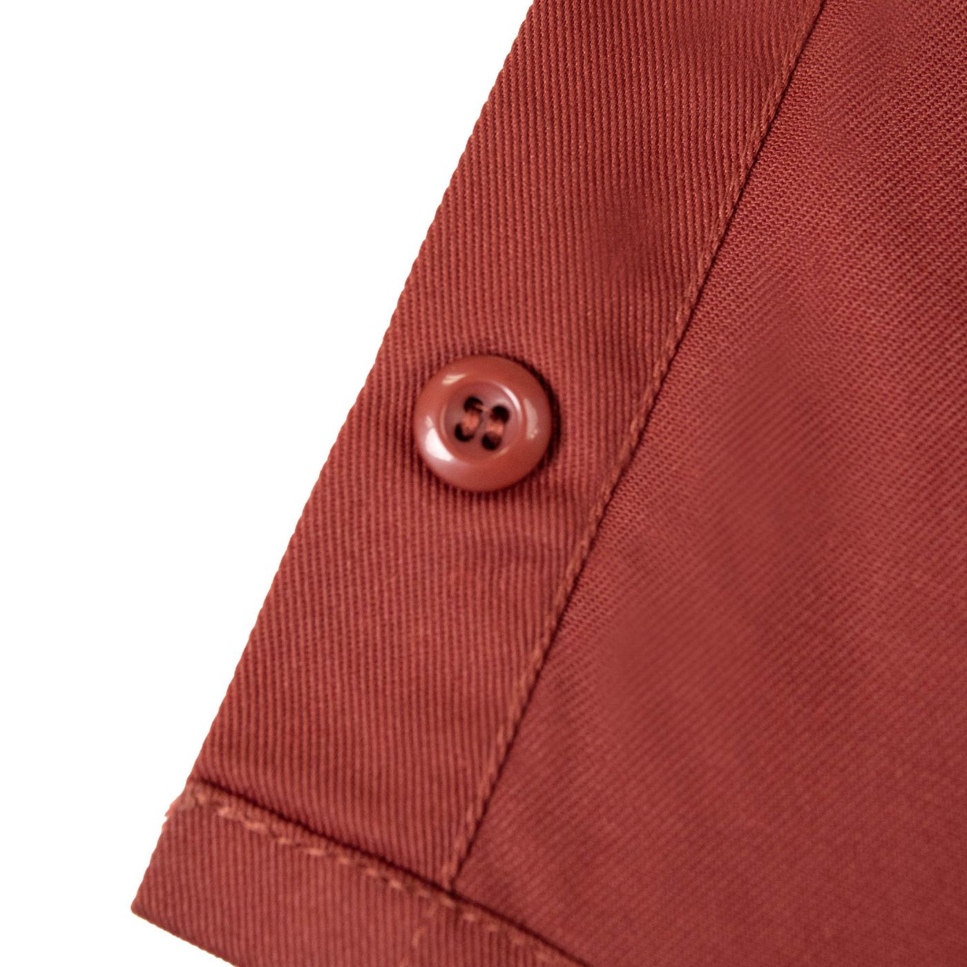 MMCC Men's Orange Super Duty Mechanic Button Up Shirt - 2 Chest Pockets - Microfiber Panel - MDM11627