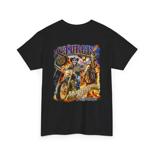 2025 Sturgis Motorcycle Rally Number One Ghost Rider Black T-Shirt GMX