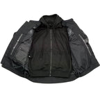 Milwaukee Leather Men's Vengeance Black Armored Textile Motorcycle Jacket with Skull Embroidery - MPM17019