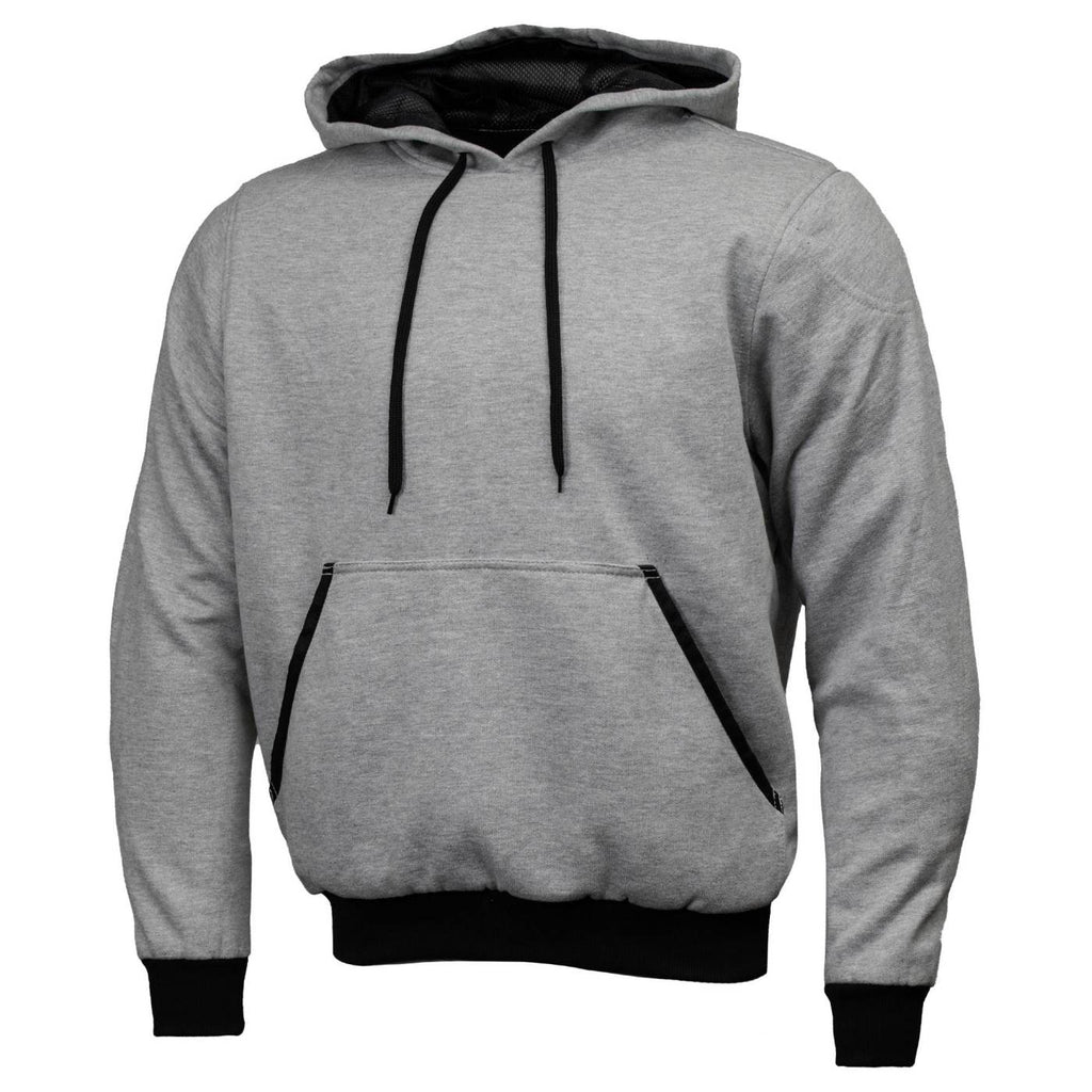 Milwaukee Leather Men's Streetguard Riding Hoodie - Aramid Reinforced with CE Shoulder and Elbow Armor