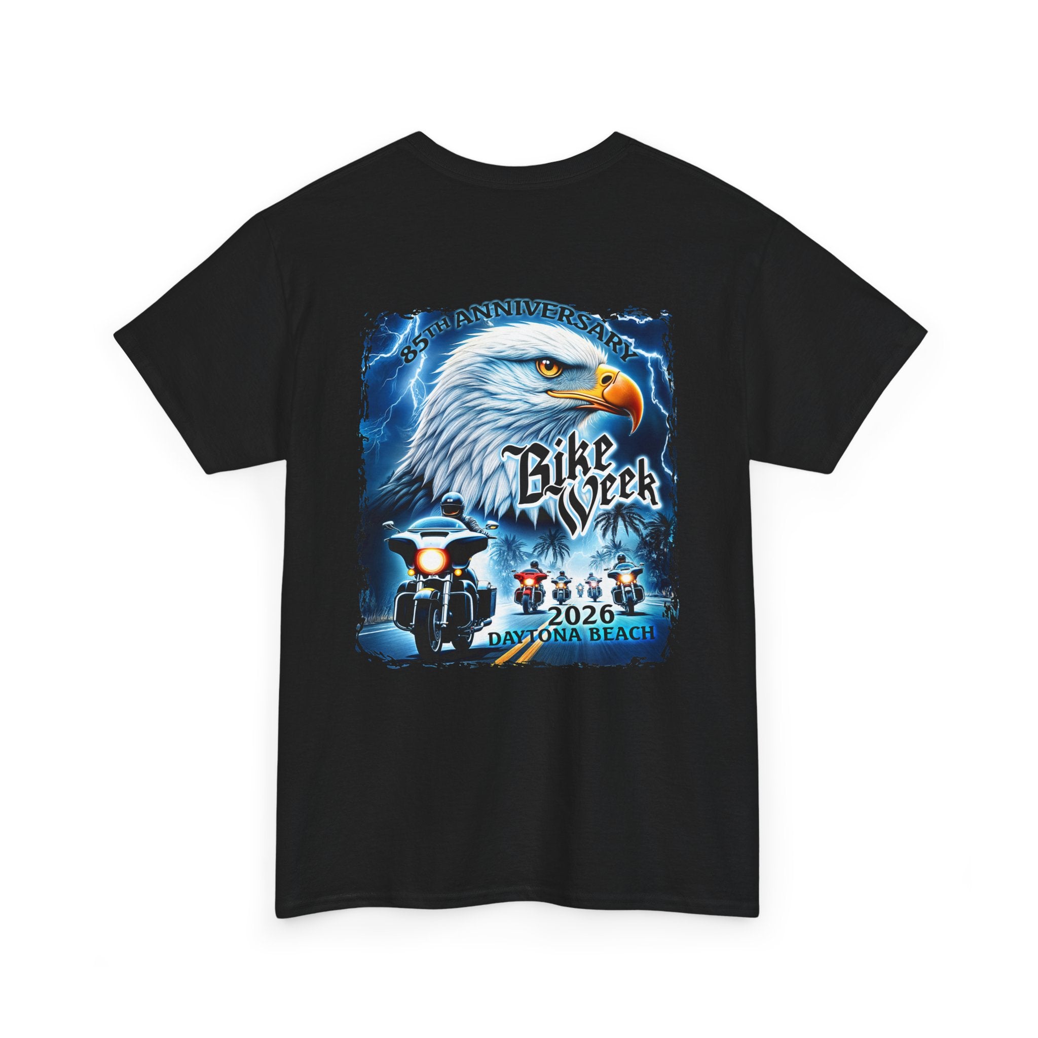 Daytona 2026 Eagle Storm Mens Black T-Shirt