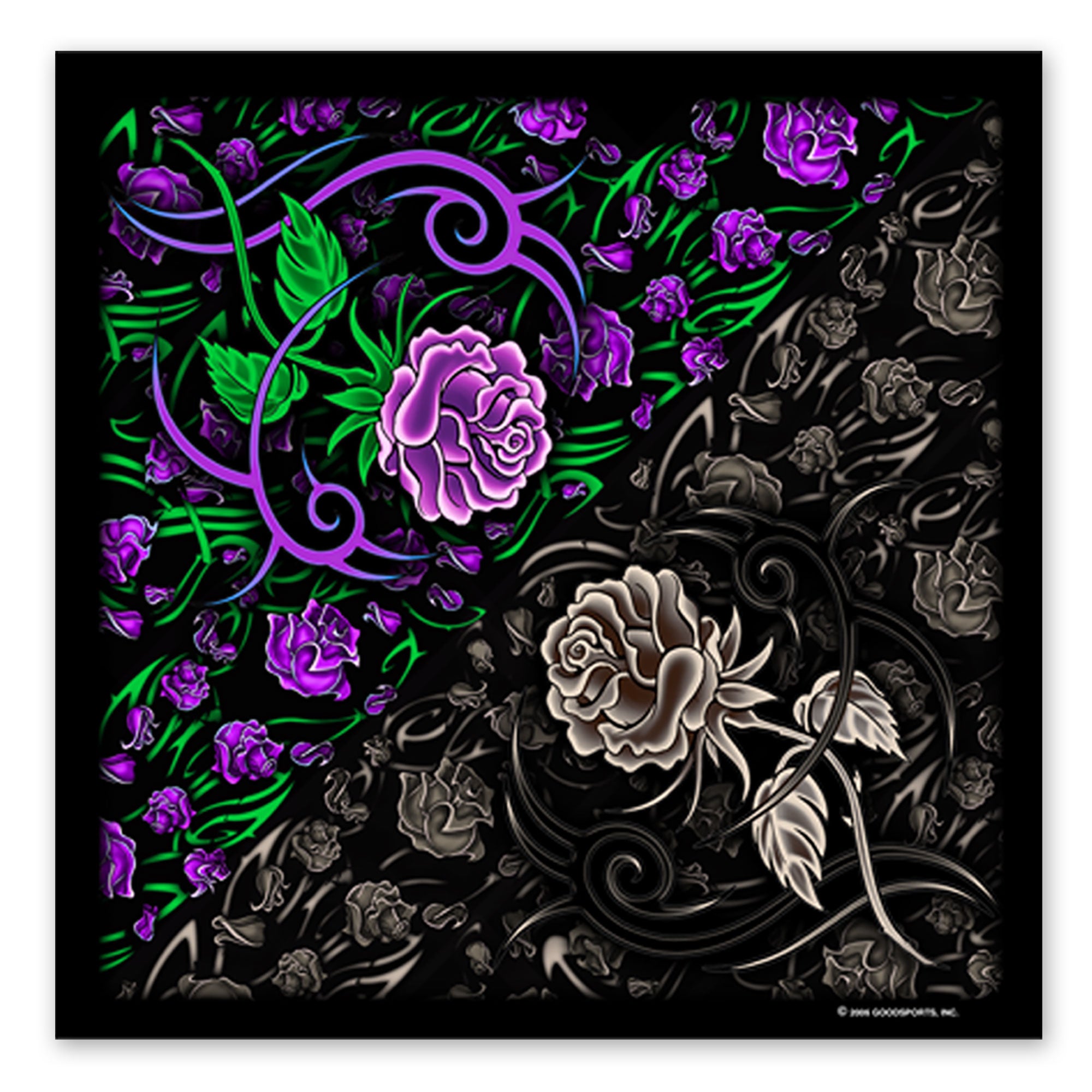 Hot Leather BAB1001 Tribal Rose Bandana