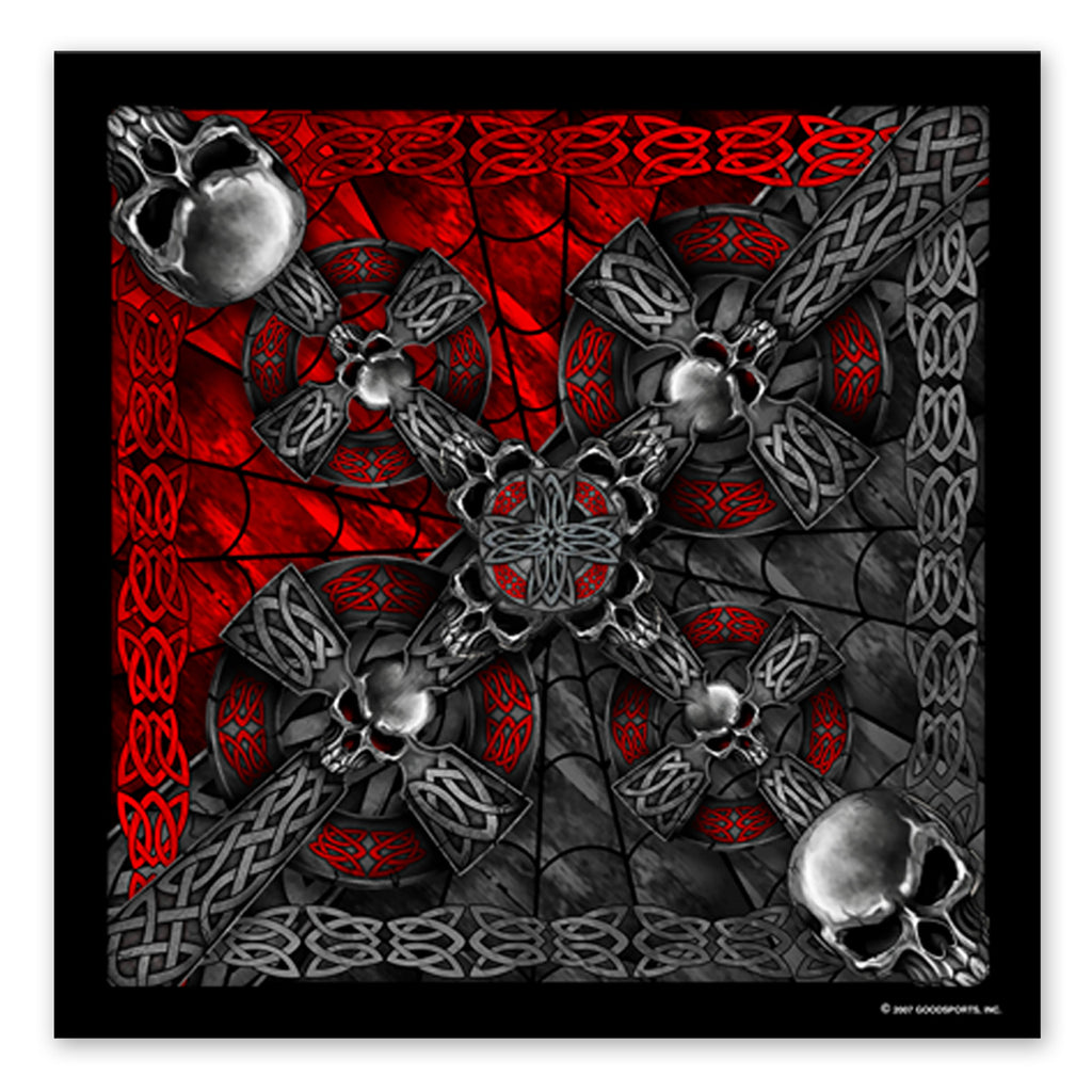 Hot Leathers BAB1010 Celtic Cross Bandana