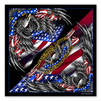Hot Leathers BAB1044 Patriotic Upwing Bandana