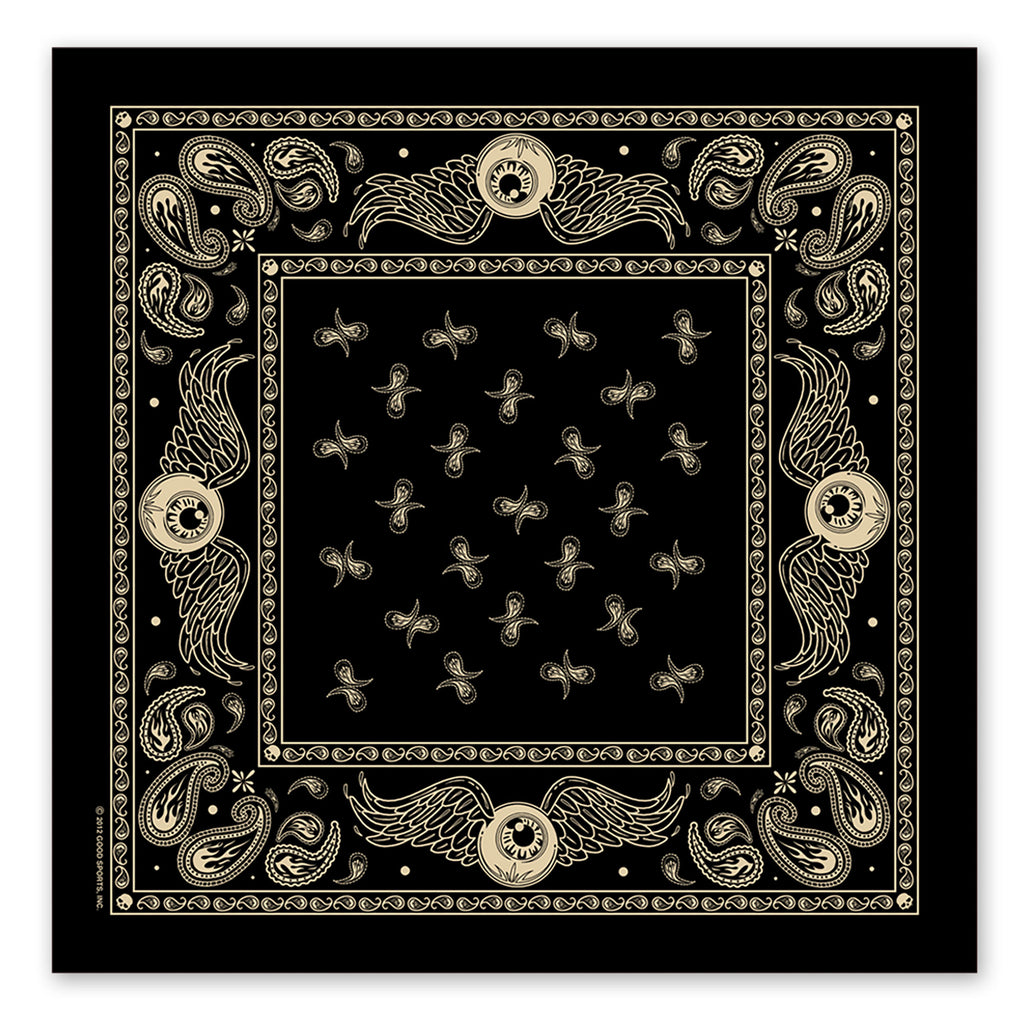 Hot Leathers BAB1060 Flying Eyeball Paisley Bandana