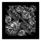 Hot Leathers BAB1061 Indian Skull Ride Fast Live Hard Bandana