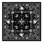 Hot Leathers BAB1075 Spade Skull Paisley Bandana