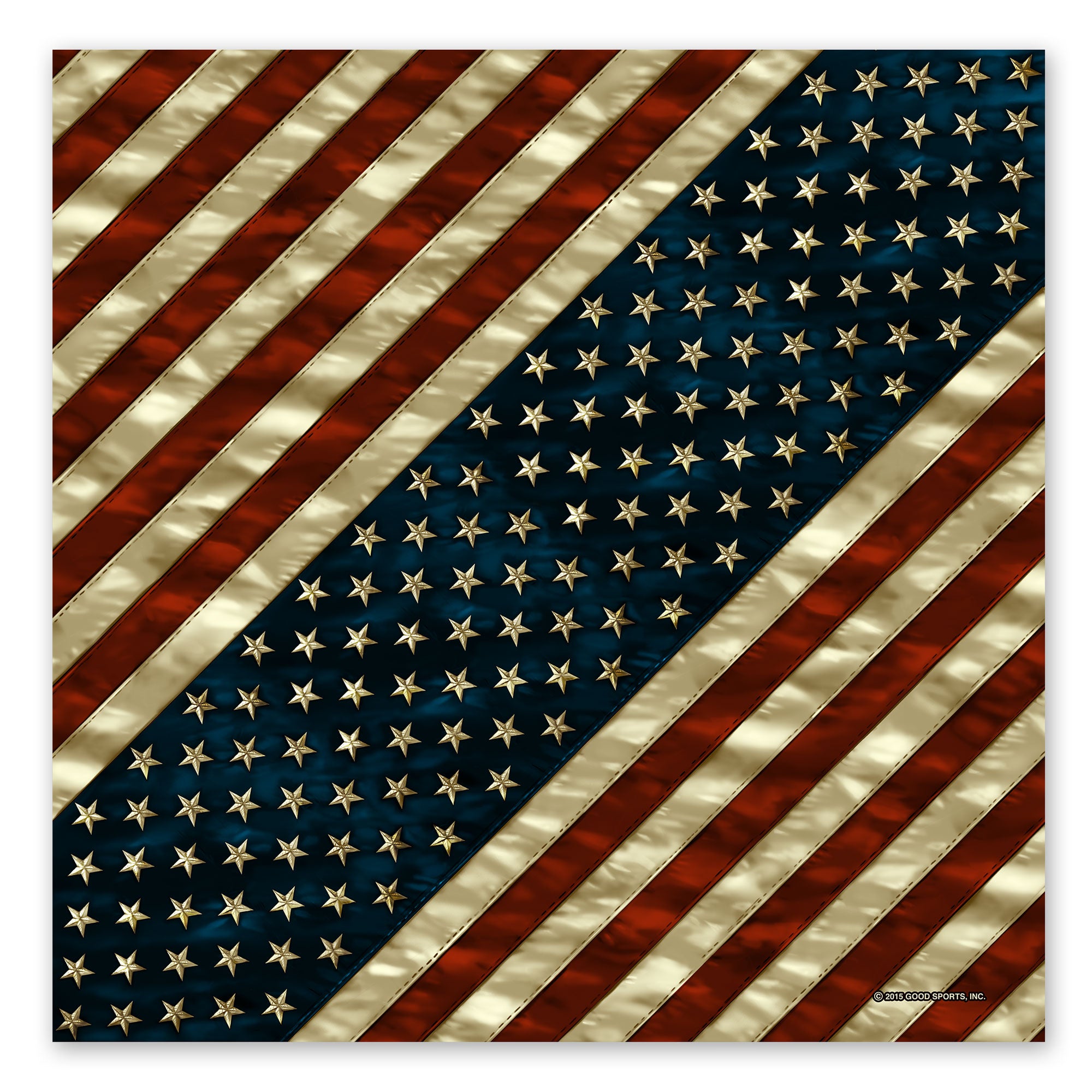 Hot Leathers BAB1078 Vintage American Flag  Bandana