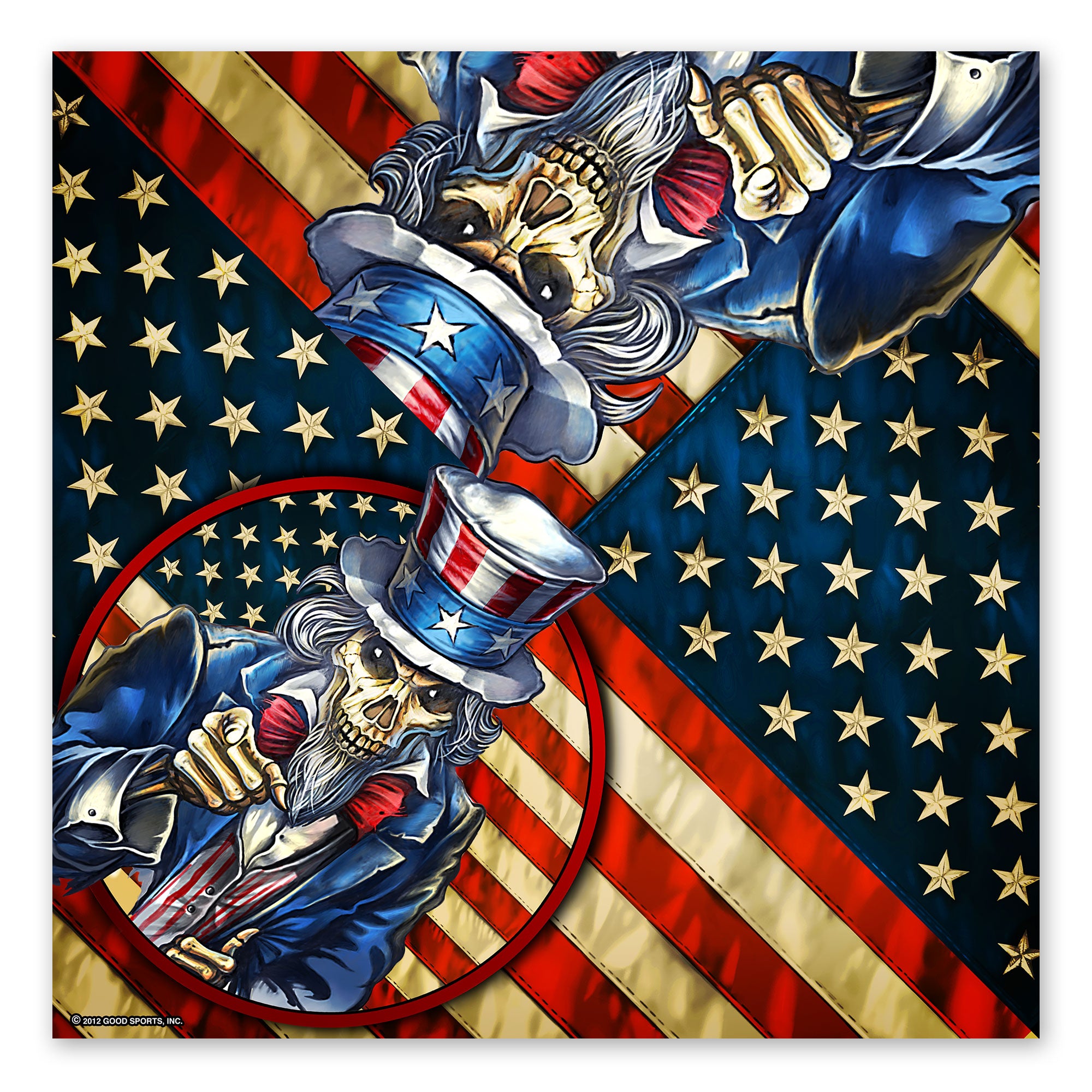 Hot Leathers BAB1088 Uncle Sam Bandana