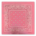 Hot Leathers BAP1007 Classic Hot Pink Paisley Bandana