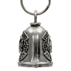 Hot Leathers Fuck Around Skull Motorcycle Bell - Silver - 1"X1.5" - BED2049