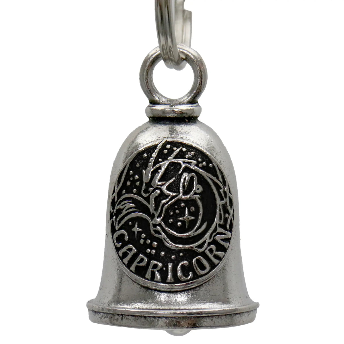 Hot Leathers Zodiac Capricorn Motorcycle Bell - Silver - 1"X1.5" - BED2102