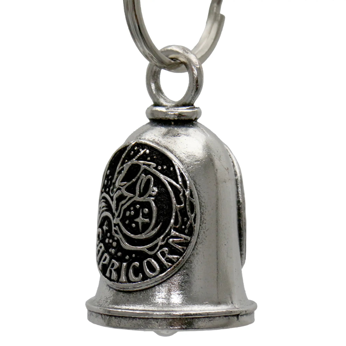 Hot Leathers Zodiac Capricorn Motorcycle Bell - Silver - 1"X1.5" - BED2102