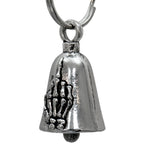 Hot Leathers Finger Motorcycle Bell - Silver - BEM1016