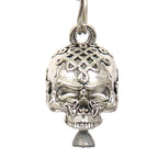 Hot Leathers Celtic Skull Motorcycle Bell - Silver - BEM1038