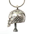 Hot Leathers Celtic Skull Motorcycle Bell - Silver - BEM1038