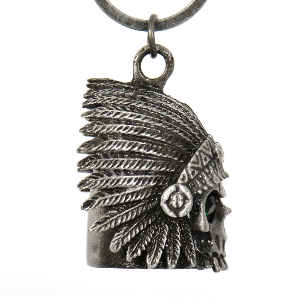 Hot Leathers Native Green Stones Bell BEM1040