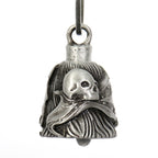 Hot Leathers Southern Skull Motorcycle Bell - Silver - BEM1041