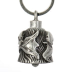 Hot Leathers Southern Skull Motorcycle Bell - Silver - BEM1041