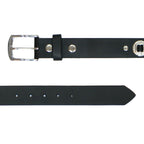 Hot Leathers Heavy Leather Laced Concho Belt BLA1124