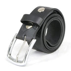 Hot Leathers Wings and Motors Embossed Heavy Black Leather Belt BLA1126
