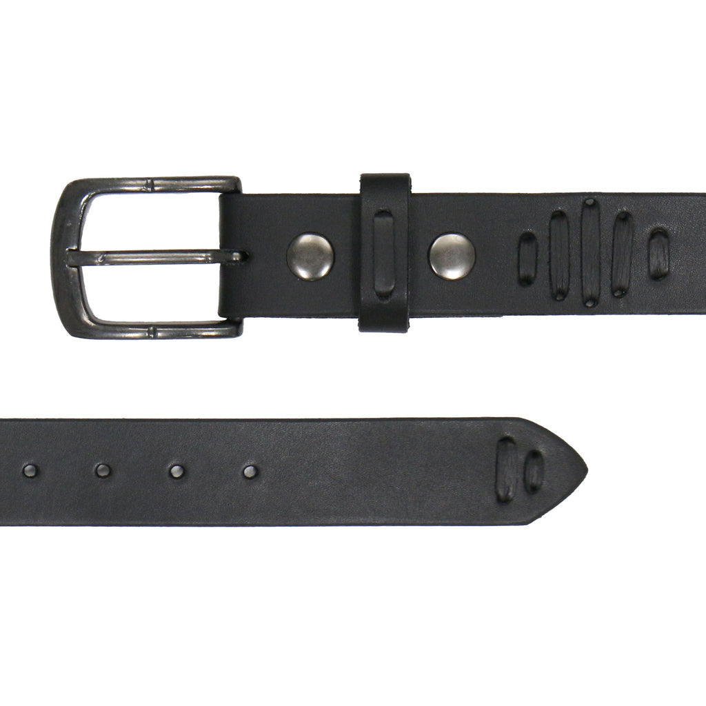 Hot Leathers BLA1144 Leather Belt with Decorative Lacing Patterm