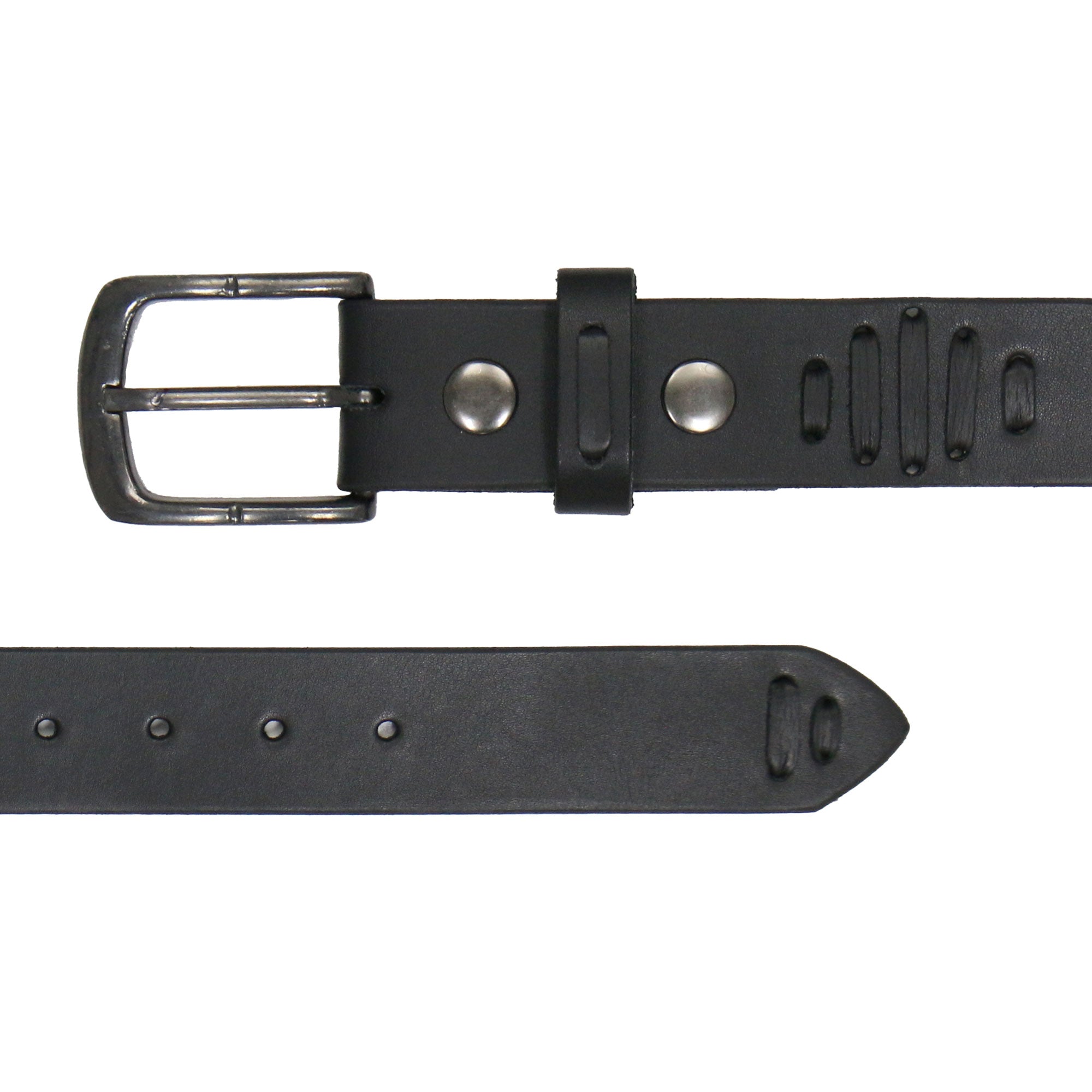 Hot Leathers BLA1144 Leather Belt with Decorative Lacing Patterm