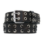 Hot Leathers BLA1145 Leather Belt with Grommets and leather Lacing in X Pattern