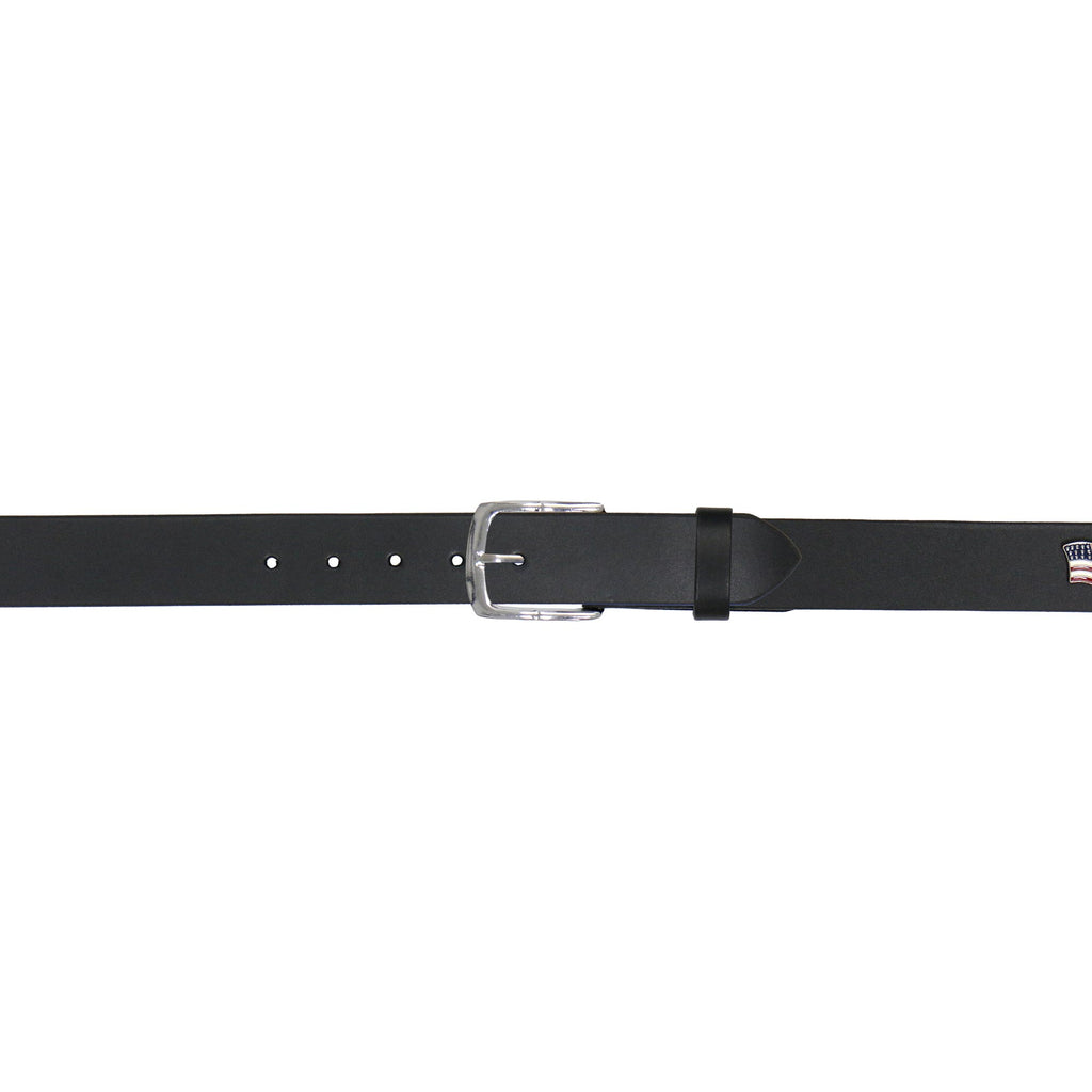 Hot Leathers BLA1148 Leather Belt with Flag Mediallions