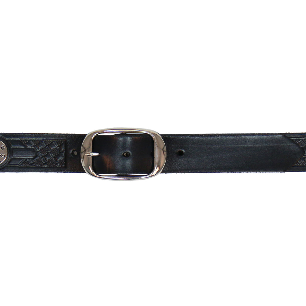 Hot Leathers 44 Mag Studded Black Leather Belt BLE1007