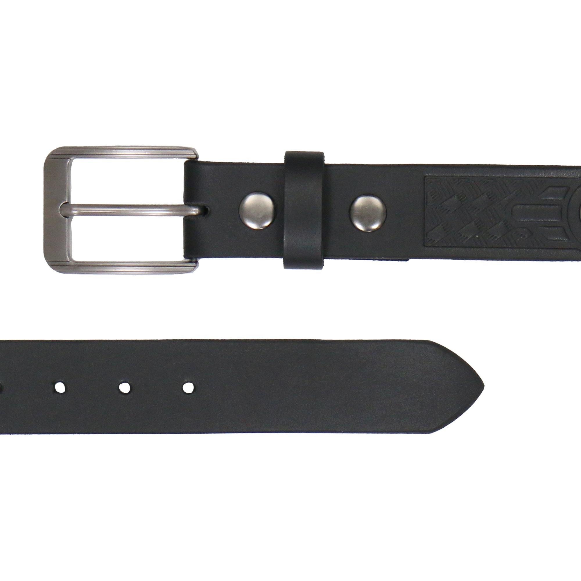 Hot Leathers BLE1040 Embossed Belt with Western Star Medallions