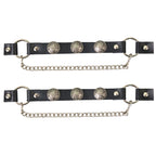 Hot Leathers Boot Chains Set BNL1005 Indian Head Nickle