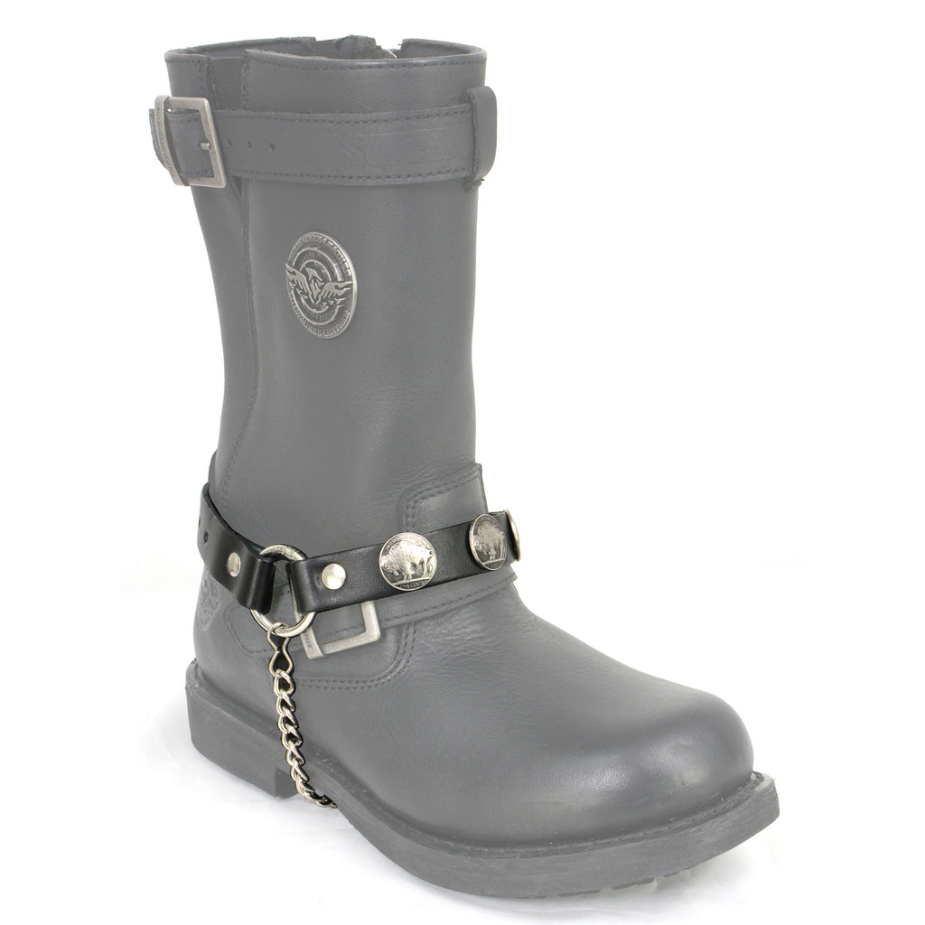 Hot Leathers Boot Chains Set BNL1006 Buffalo Nickle