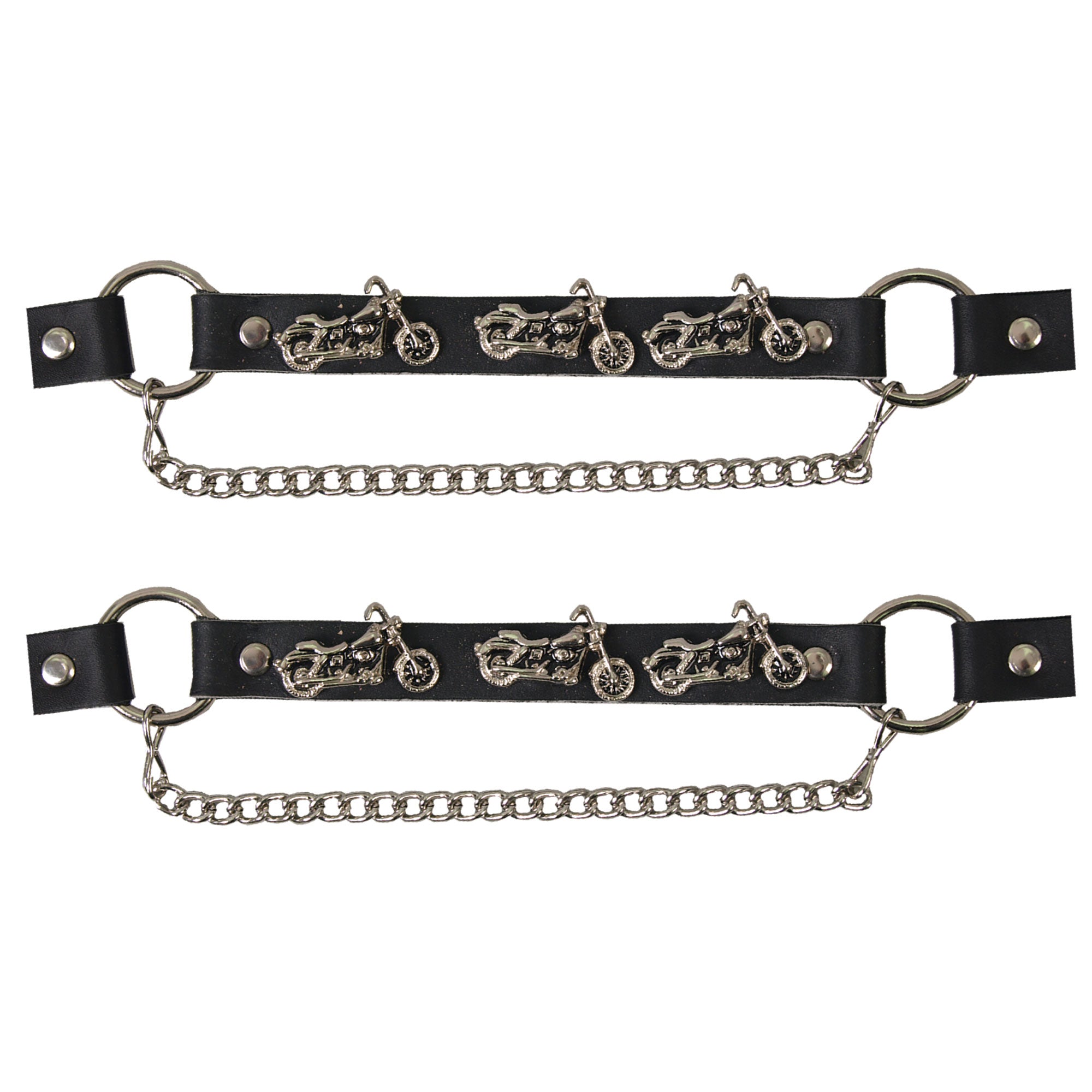 Hot Leathers Boot Chains Set BNL1007 Motorcycle