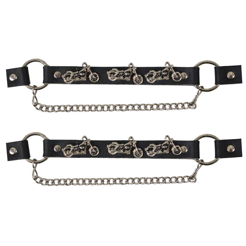 Hot Leathers Boot Chains Set BNL1007 Motorcycle