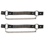 Hot Leathers Boot Chains Set BNL1012 Pyramid Stud Design